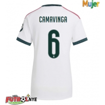 Camiseta Real Madrid Eduardo Camavinga #6 Primera Equipación para mujer 2026-27 manga corta